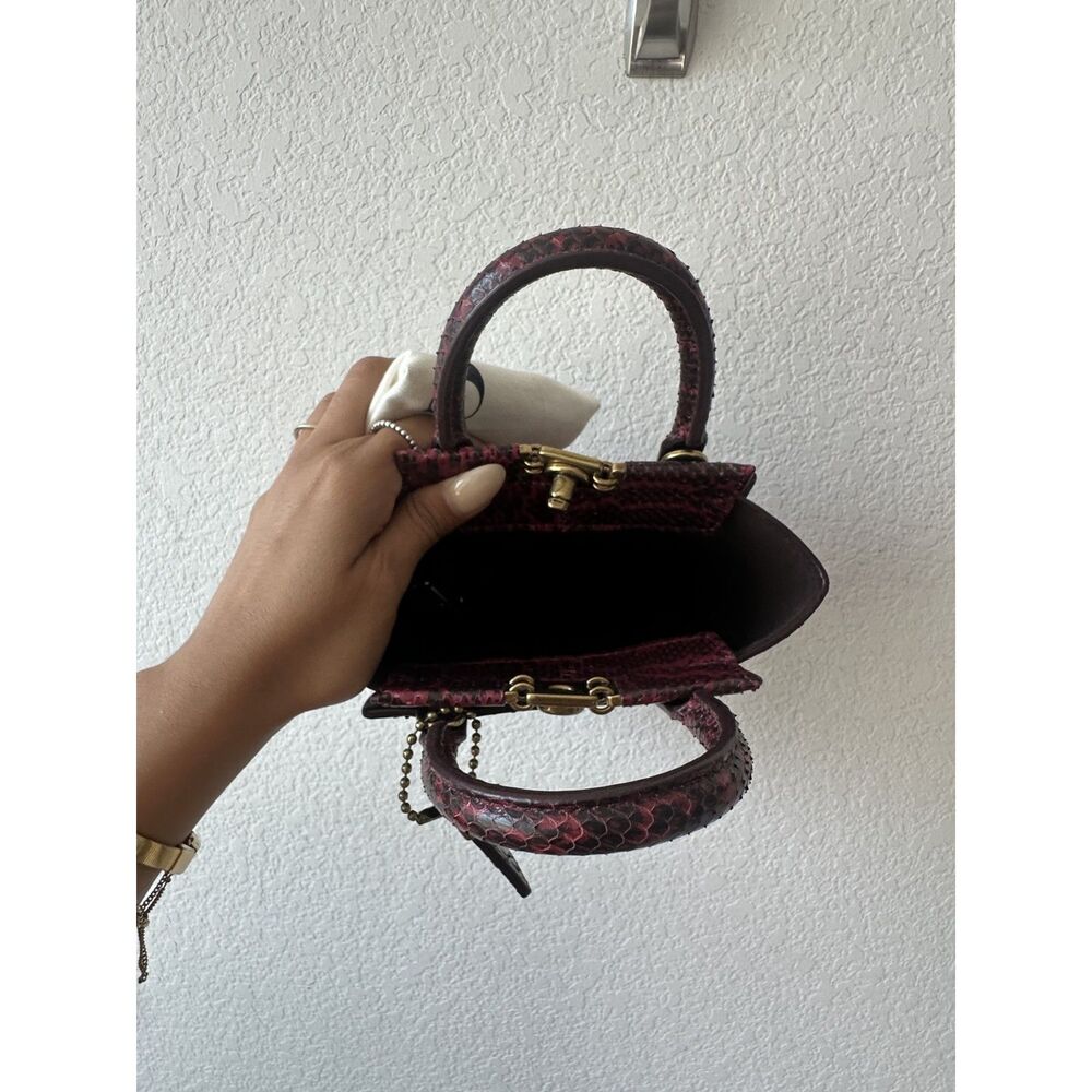 COACH Troupe Tote 16 In Snakeskin - Picture 5 of 6